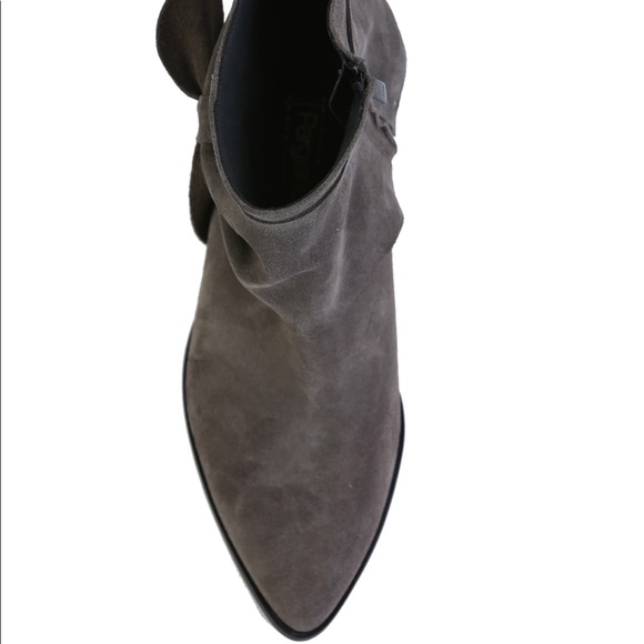 Grey suede booties - Picture 2 of 2